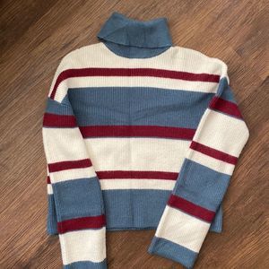 Urban Outfitters Striped Turtle Neck Sweater